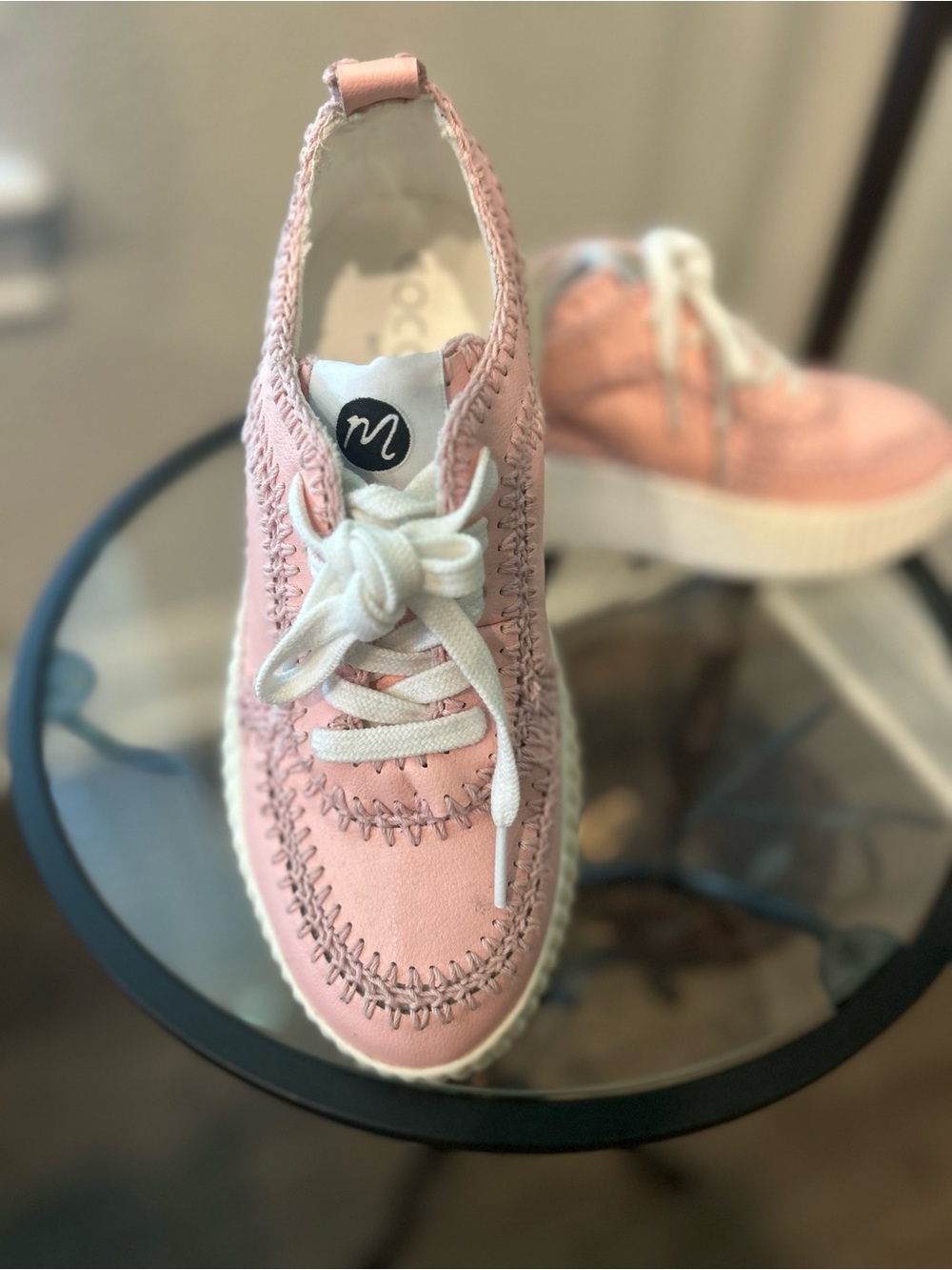 Women’s Pink Lace-Up Casual Sneakers - coconuts by Matisse